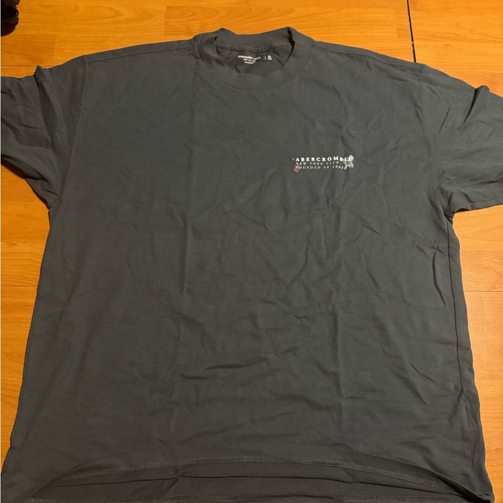 Abercrombie & Fitch Charcoal Men's Tee